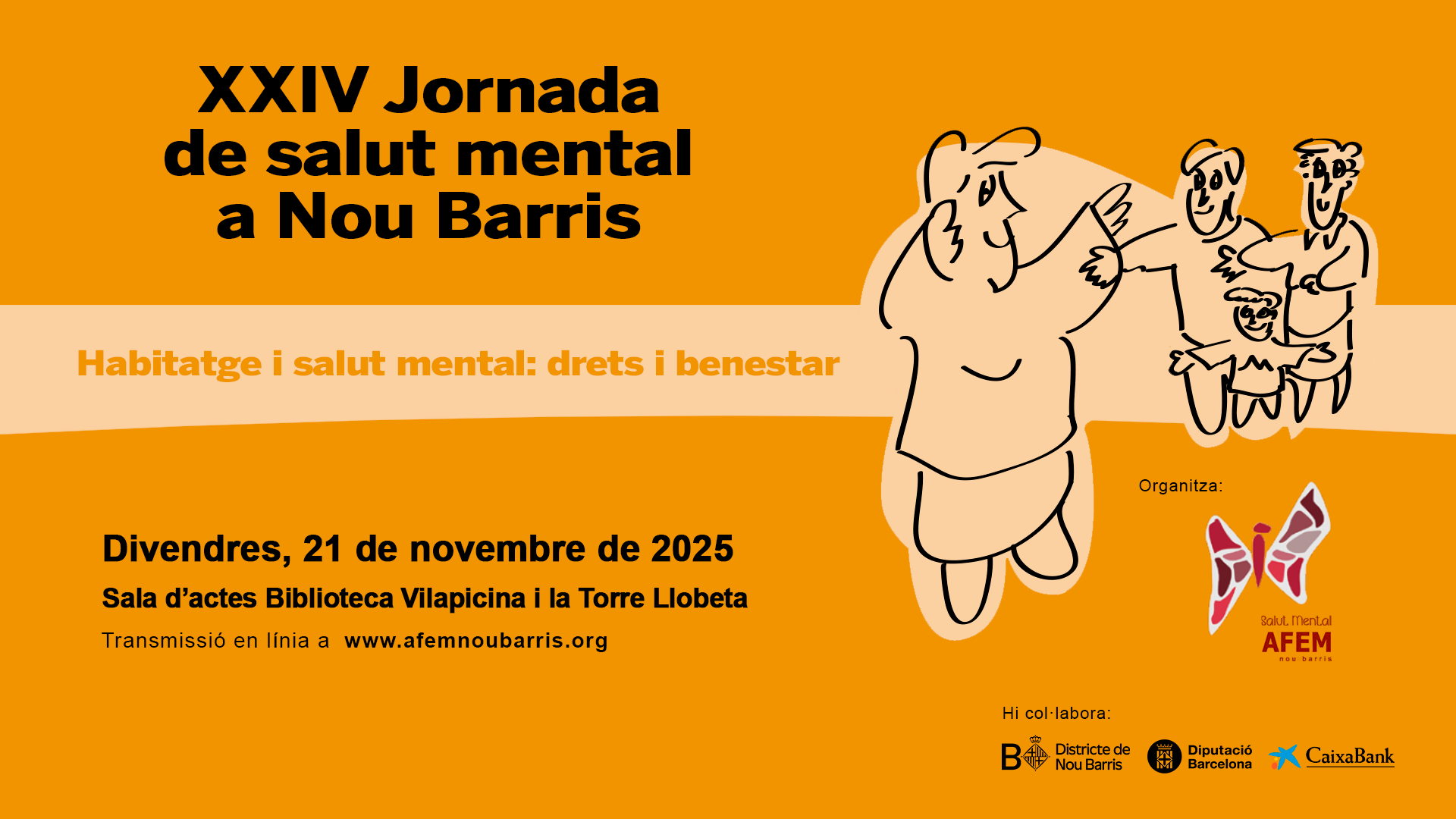 XXIV Jornada de Salut mental a Nou Barris - Habitatge i salut mental: drets i benestar