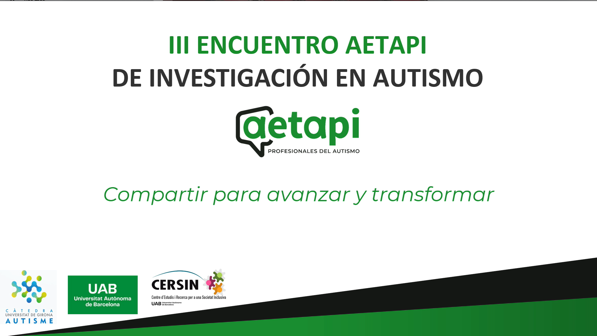 III Encuentro de investigación de AETAPI