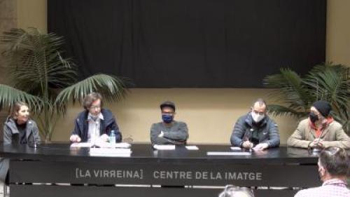 Àngels Nous - Instal·lació d'un nou monument públic a la plaça de la Gardunya