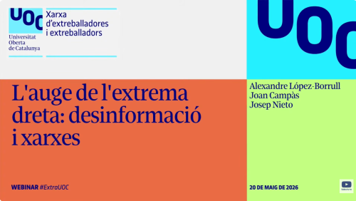 «L'auge de l'extrema dreta: desinformació i xarxes» amb Alexandre López-Borrull i Joan Campàs