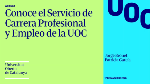 Conoce el Servicio de Carrera Profesional y Empleo de la UOC