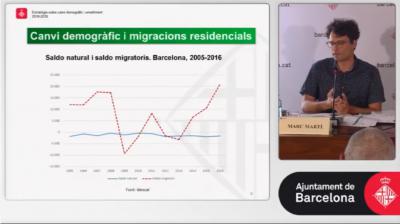 Ajuntament de Barcelona, Roda de premsa canvi demogràfic i estratègia envelliment