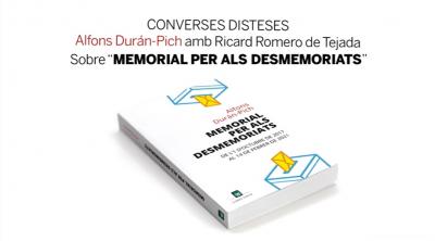 Presentación nuevo libro de Alfons Durán-Pich, Memorial per als desmemoriats