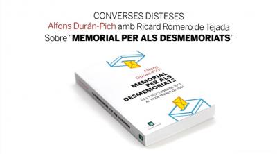 Presentació nou llibre d' Alfons Durán-Pich, Memorial per als desmemoriats