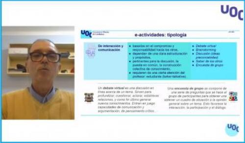 Webinar E-actividades para un aprendizaje activo. Marcelo Maina - UOC